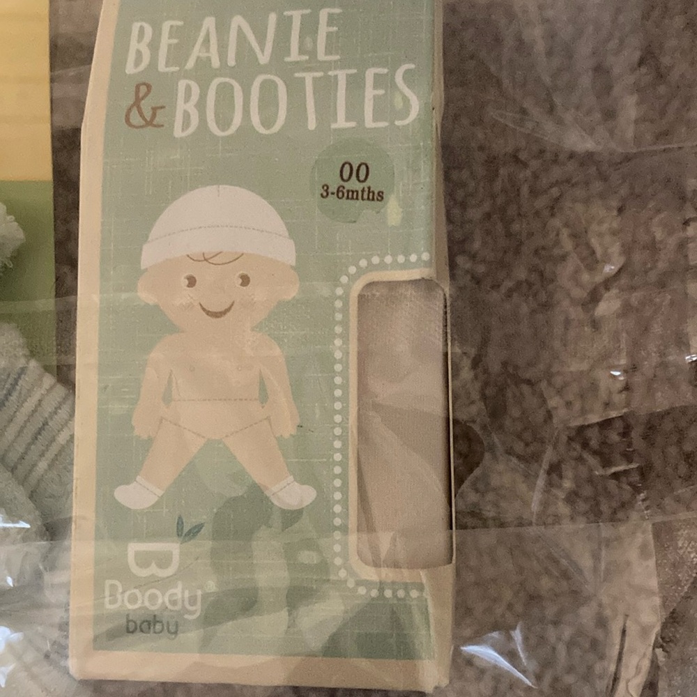 BOODY Beanie & Booties Set - Light Blue - Picture 3 of 4
